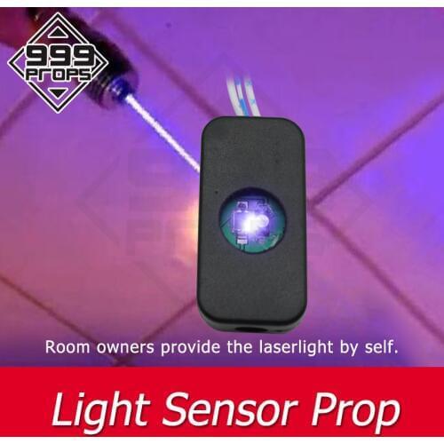 999 PROPS Real room escaping game one light sensor prop laser flashlight to escape magic torch to open the lock