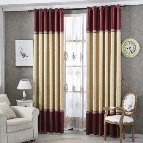 Curtains in The Fabric Stripe Drapes Blackout Curtains For Bedroom Kitchen For Living Room