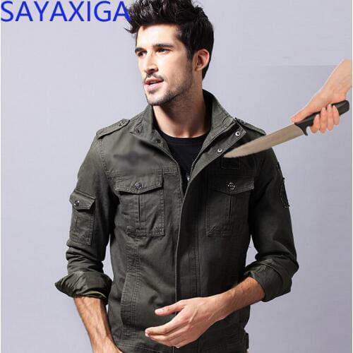 Self Defense Tactical Jackets Anti Cut Anti-Knife Cut Resistant Men Jacket Anti Stab Proof Clothing Security Soft Stab Clothing