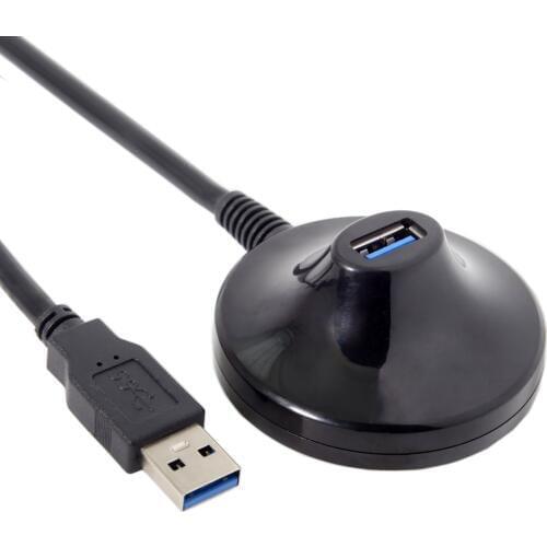 USB 3.0 Type-A Male to Female Extension Dock station Docking Cable 0.8m