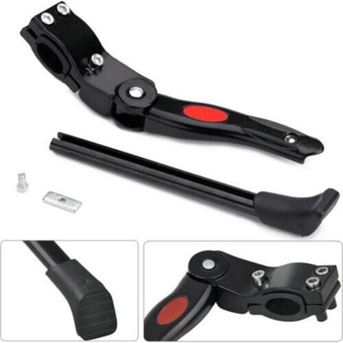 Bike Kickstand Rear Adjustable Aluminum Side Stand 22''-27"