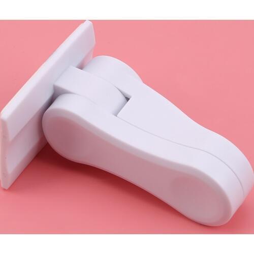 Baby Cabinet Lock Plastic Child Safe Security Window Door Sash Lock Safety Lever Handle Sweep Latch Hardware Locks