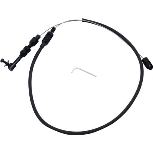 24 inch Throttle Cable Braided Stainless Steel Black Universal Accelerator for Mopar Ford GM Chevrolet
