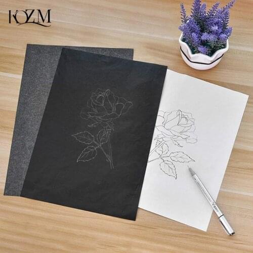 25pcs Carbon Paper Transfer Sheets Graphite Tracing Office DIY Copy Accessories