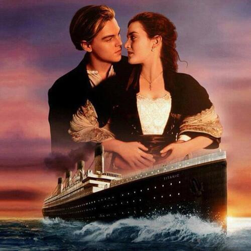 5D Diamond Painting Movie Titanic Love DIY Full Square Embroidery By Numbers Kit Cross Stitch Home Decoration Modern Hand Mosaic