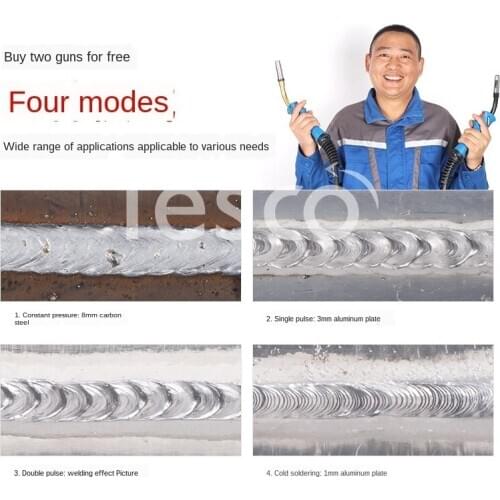 Professional aluminum carbon dioxide gas shielded welding machine pulse two welding machine MIG-200 / 350/500