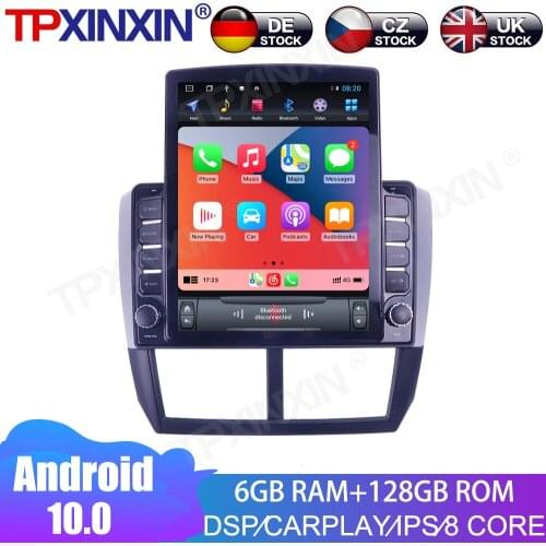 6+128GB For Subaru Forester 2008 - 2013 Android 10.0 IPS Touch Screen Stereo Receiver Car Multimedia Radio Player GPS Navigation