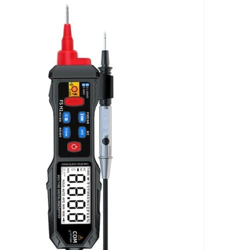 FSH1 Non-Contact Handheld Pen Type Digital Multimeter DC/AC Voltmeter Resistance Diode Continuity Tester Backlit LCD Display