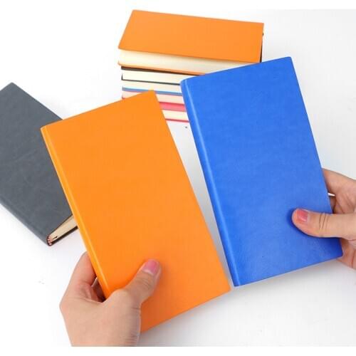 A6 A7 Business line page soft skin meeting office Carry Notebook Pocket book Journal Agenda Stationery custom made Gift