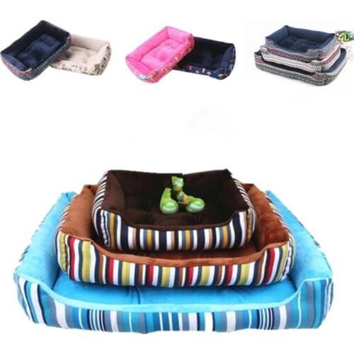 Large Pet Cat Dog Bed Warm Cozy Dog House Soft Fleece Nest Dog Baskets House Mat Autumn Winter Waterproof Kennel