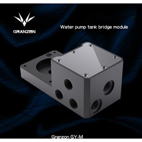 Bykski Granzon GY-M, ITX Gamer Case Water Cooling Bridge Module Connector For Reservoir Res PMD3 Pump GH Series Radiator