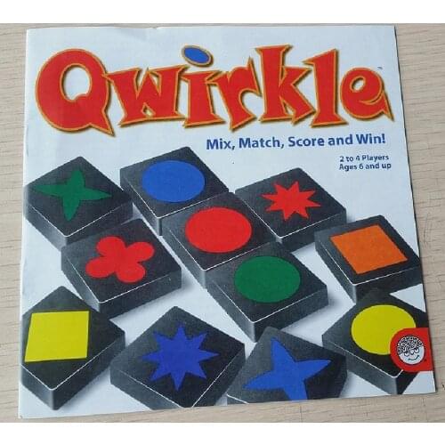 Montessori Wood New Educational Toys Qwirkle Wooden Chess Parent-child Interactive Game Toys Children and Adult Toys