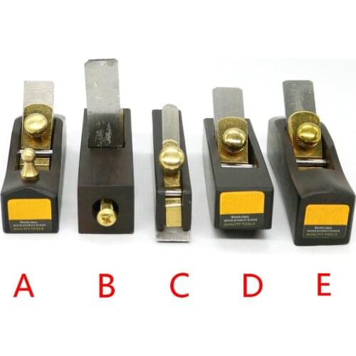 DIY Mini Hand Planes Carpentry Carpenter Ebony Joinery Woodwork Tools 5 pcs Set or 1 Pcs Hand Planer Free shipping