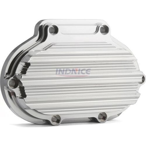 For harley Chromed Gauge Transmission Side Cover Touring FLHX FLHR Tri Glide Ultra Softail Fat Boy Dyna Super Glide FXD FXDB Str