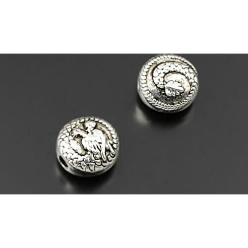 E618)50 pieces 8.5mm Antique Silver Alloy Dragonfly Spacer Beads Bracelets Beads Diy Jewelry Findings Accessories Wholesale