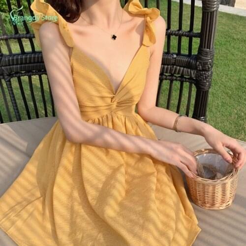 Aesthetic Clothes Vintage Casual Skirt Isinbobo Kawaii Cottagecore Vestidos De Verano Sexy Harajuku Mini Dress