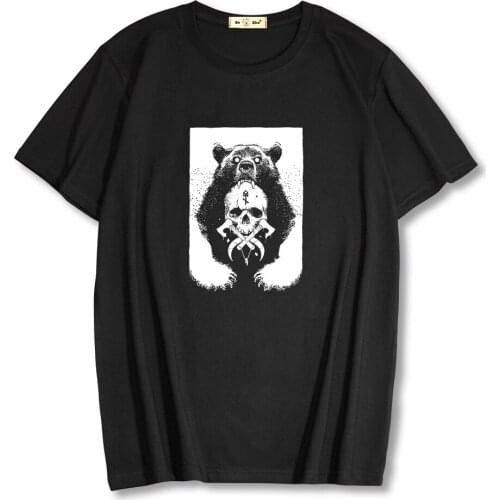 2021 Summer new Skeleton print Men women T-shirt 100% cotton Comfortable Breathable Unisex tops tee fashion short sleever tshirt