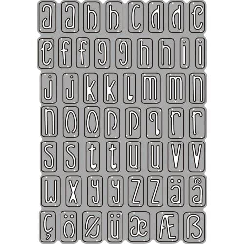 JMCRAFT 2021New Cute Letter And Symbol #3 Metal Cutting Dies Scrapbook Mold Cutting Mold DIY Crafts Handmade Dies