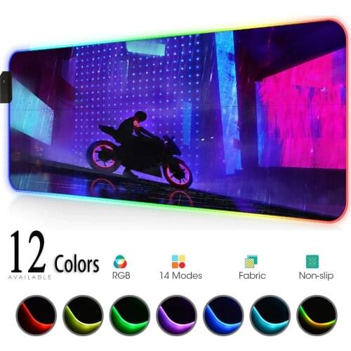 Rgb Mouse pad rgb 900x400 Led Setup Gamer Accessories carpet deskpad mousepad gamer rgb deskmat rainbow rubber purple backlight