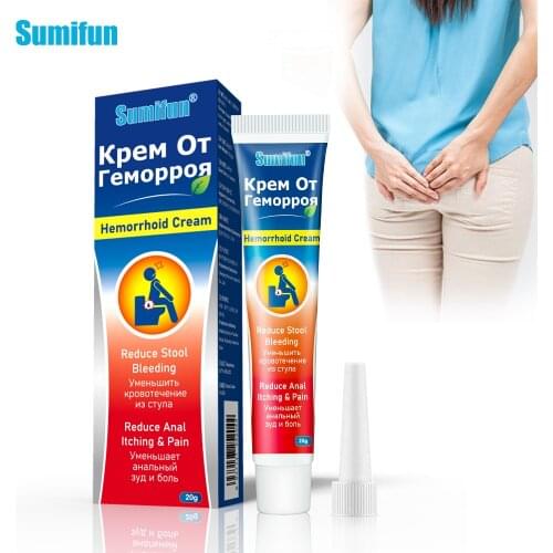 Sumifun 20g Hemorrhoid Cream Treating Acne Anal Fistula Pain Chinese Patch For Internal Hemorrhoid Piles External Anal Ointment
