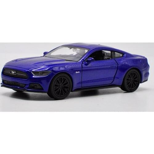 Diecast 1: 36 Ford Mustang GT Alloy Car Toys Model Pull Back Vehicle Adult Collection Decoration Display Souvenir Ornaments Gift