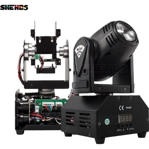 2PCS Mini RGBW LED 10W Beam Moving Head Lighting High Power Lights For Party Disco DJ Light Ball Bar Concert