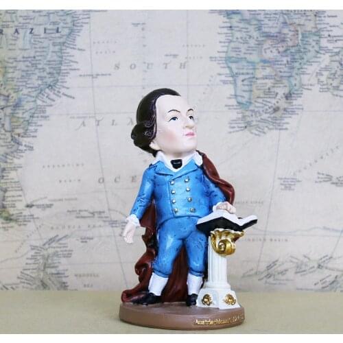 Vogue World Famous Person Wolfgang Amadeus Mozart Austria Classical Musical Genius Figure Model Toys Gift Collection