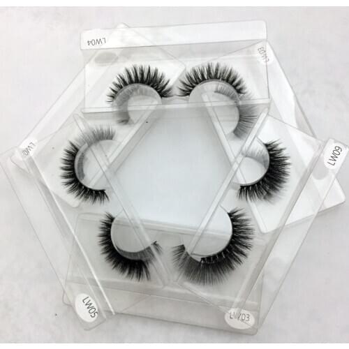 Wholesale Eyelashes 10/20/50/100pcs 3d Mink Lashes Natural soft Mink Eyelashes Wholesale Lashes Makeup False Eyelashes In Bulk