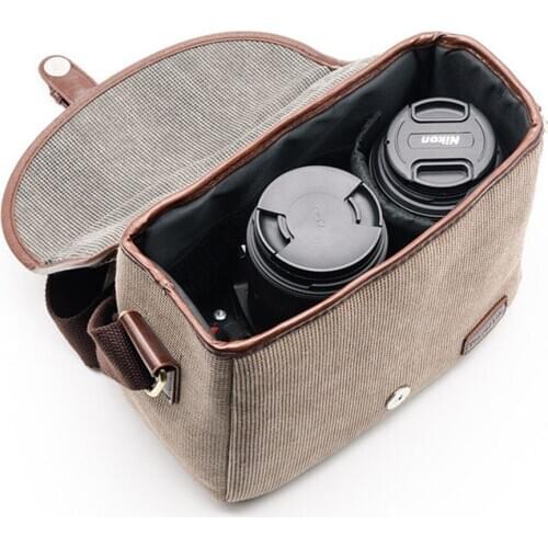 Retro DSLR Camera Bag Lens Case Photo Bag For Panasonic DMC-GX80 GX85 GX80 GH4 FZ1000 FZ300 GH5 GH5GK FZ100 FZ200 Photo Backpack