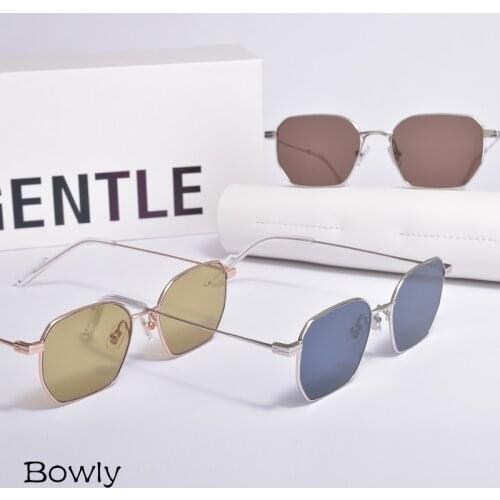 2021New fashion style sun glasses Stainless Steel irregular women men Sun glasses GENTLE BOWLY Women Fashion Sunglasses women
