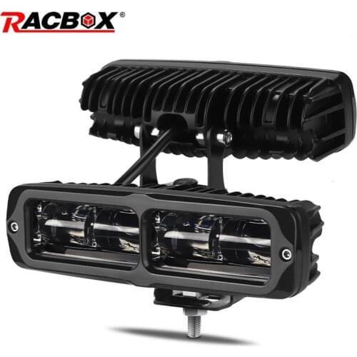 Led Work Light 6D Lens 6 Inch Wide Spotlight For Lada Trailer 4WD ATV SUV UTV Trucks 4x4 Off road Tractor Working Driving Lights