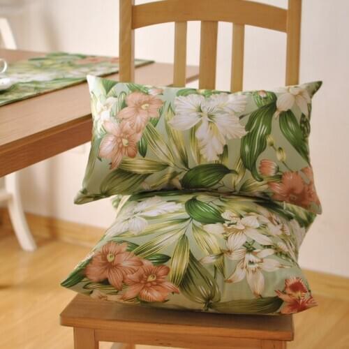 Tropical Floral Cushion Cover Pillow Covers Decorative Pillowcase For Sofa Home Decor Bedroom Cushion Cover 30X50 Pillow Case