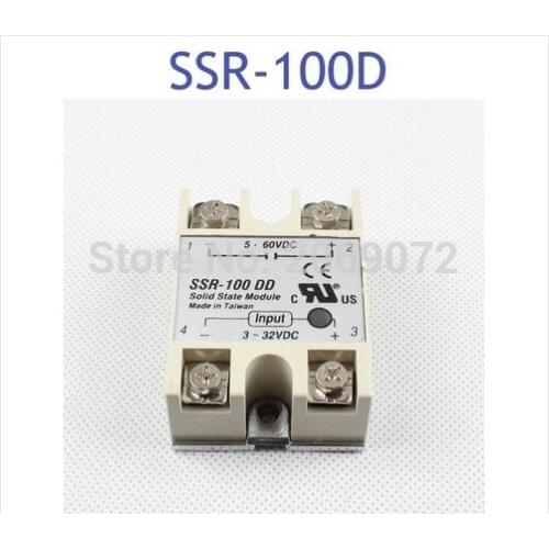 Solid state relay SSR-100DD 100A 3-32V DC TO 5-60 DC SSR 100DD relay solid state