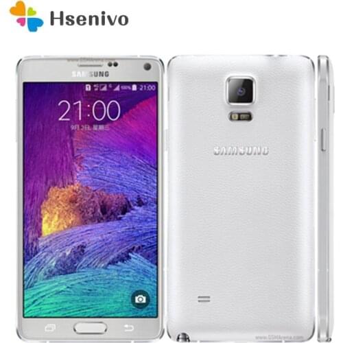 Samsung Galaxy Note 4 Duos N9100 Refurbished-Unlocked Note4 Dual SIM 3.14 Inches android GPRS GSM Cheap Mobile Phone