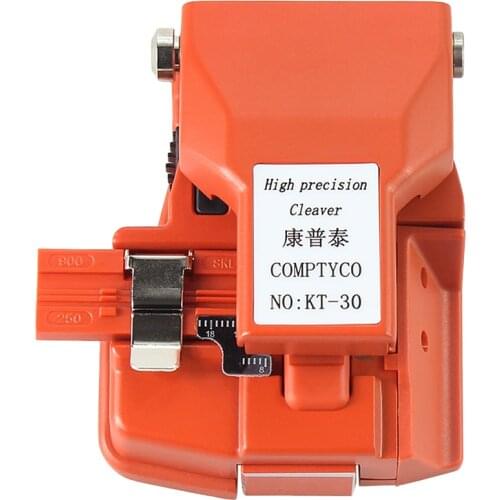 High Precision KT-30 Fiber Cleaver with Case Optical cutting knife Suitable for use in fiber fusion splicer