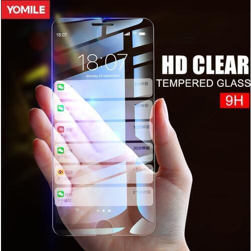 Tempered Glass For iPhone 6 S 6S 7 8 Plus X XR XS MAX 5 5S SE XS iPhone8 iPhoneX Tempered Screen Protector Glass Protection Film