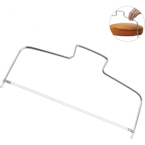1PC Double Line Cake Cut Slicer Adjustable Stainless Steel Device Cake Decorating Mold DIY Bakeware Kitchen Cooking Tool Home