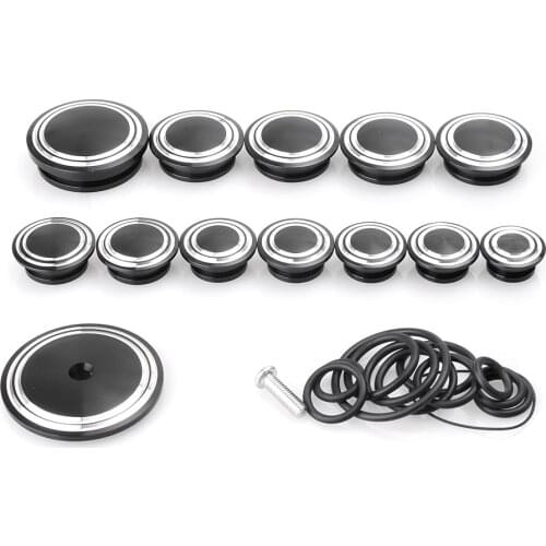 13x Motorbike Frame Hole Caps Decor Cover Protector Kit For BMW R9T R1200 R NINE T 2014 2015 2016 Motorcycle Accessories Parts