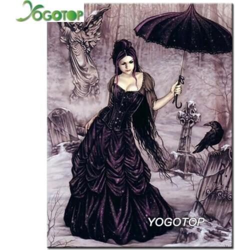 5D DIY diamond painting full rhinestone Gothic Dark style Vampires embroidery painting cross stitch mosaic home decor YY2433