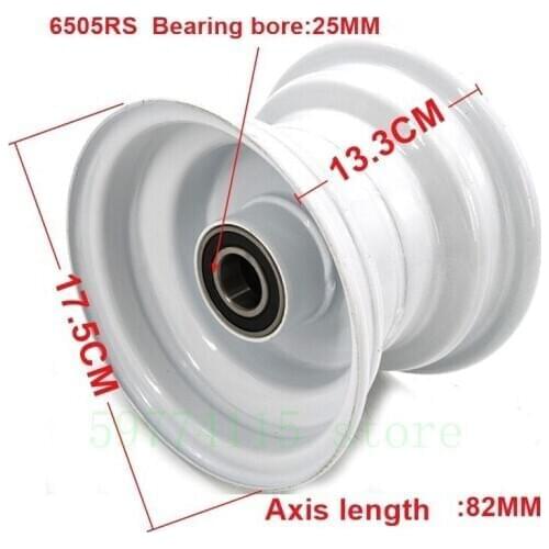 6205rs 6-inch Wheel Hub Size Bearing Bore 15x6.00-6 145 / 70-6, 13x6.50-6-inch Tire For Mower, Baler, Snow Sweeper Atv Car Hub
