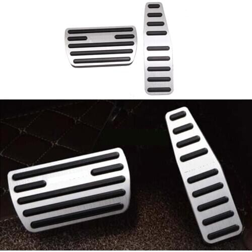 Car Accessories For Chevrolet Captiva Fuel Brake Foot Rest AT pedals Plate Accelerator brake pedal Pads covers styling