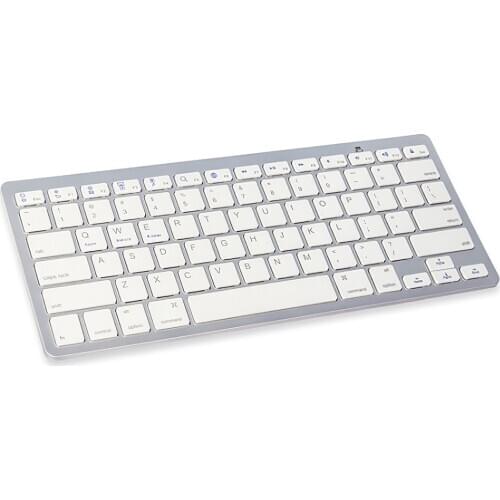 Wireless Keyboard Bluetooth-Compatible External Keyboard 78Keys Anti Slip for Android IOS Windows 8 Smartphone Tablet Ultra Thin