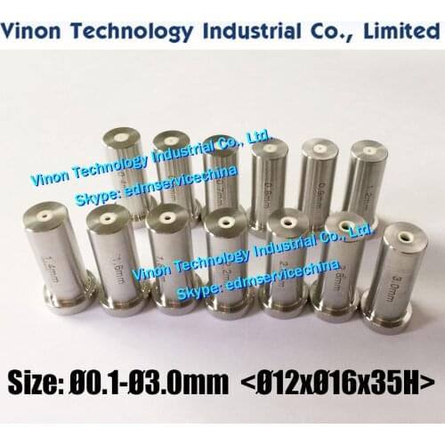 0.6mm Agie Ceramic Guide for Actspark SD1,Drill20,HD30,HD30CNC 335.009.852, 335.009.073, 335.009.074, 335.009.075, 335.009.076