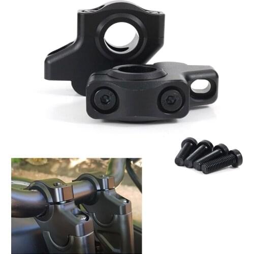 For Honda VTR 1000F CB1000R CB250F CB400 CB500F CB500X 22mm 7/8" Motorcycle Off-set Handlebar Risers Back Moved Mounting Risers