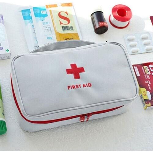 Travel First Aid Kit Bag Home Emergency Medical Survival Rescue Portable Handheld bag Self Defense For Camping Bandage