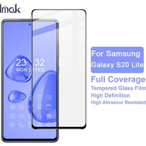 Imak Full Screen AB Glue Pro+Version Tempered Glass For SS Galaxy S20 Lite S20 FE 4G 5G HD Screen Protector Protective Film