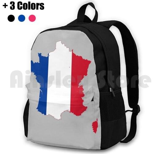 Flag Map Of France Outdoor Hiking Backpack Riding Climbing Sports Bag Flag Map Of France France Map France Flag France Symbol