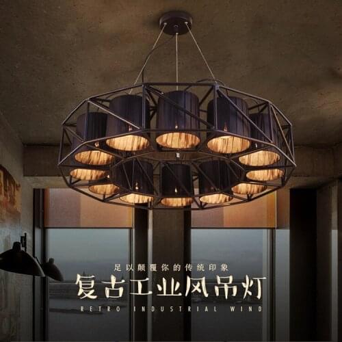 Lighting brass industrial design art lighting for boys room hanglampen lamparas de techo living room decoration