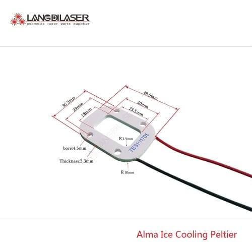 Peltier plate TES1-11705 for Alma soprano ice platinum diode laser hand piece