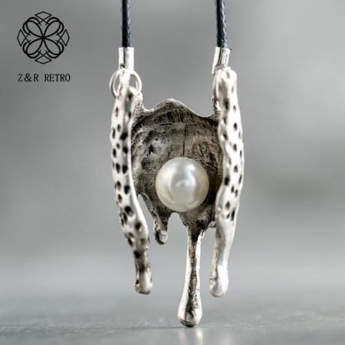 Resin Beads Statement Necklaces Vintage Silver Color Pendants Wholesale Unicorn Suspension Fashion Jewlery For Women Accessories